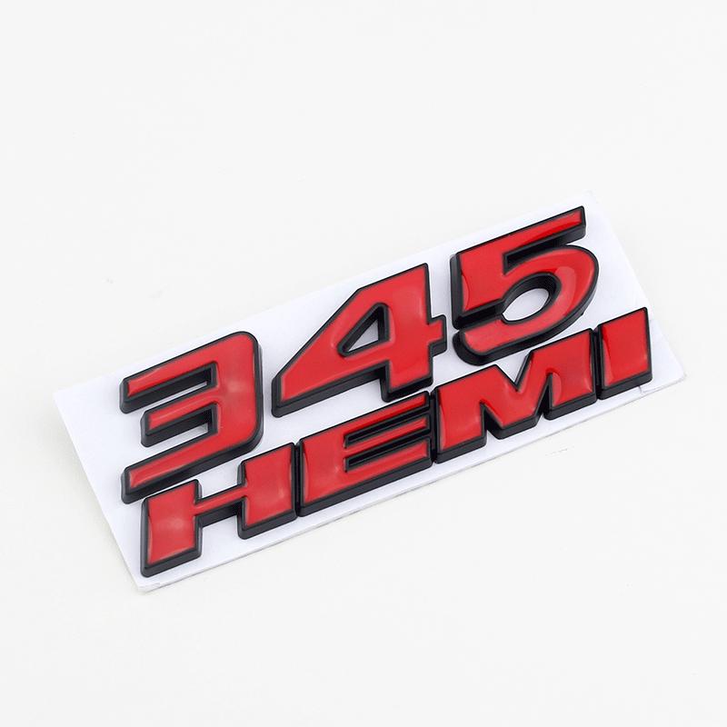345 HEMI модифицированный логотип автомобиля маркировка RAM 1500 2500 пикап логотип металлический автомобильный стикер