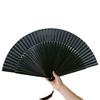 Practical Thin Decoration Black Chinese Style Folding Fan Dance Supply Dancing Fan