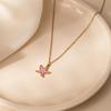 Ocean Series Starfish & Seahorse Necklace - Women's Light Luxury Dolphin Clavicle Chain DIY Jewelry.