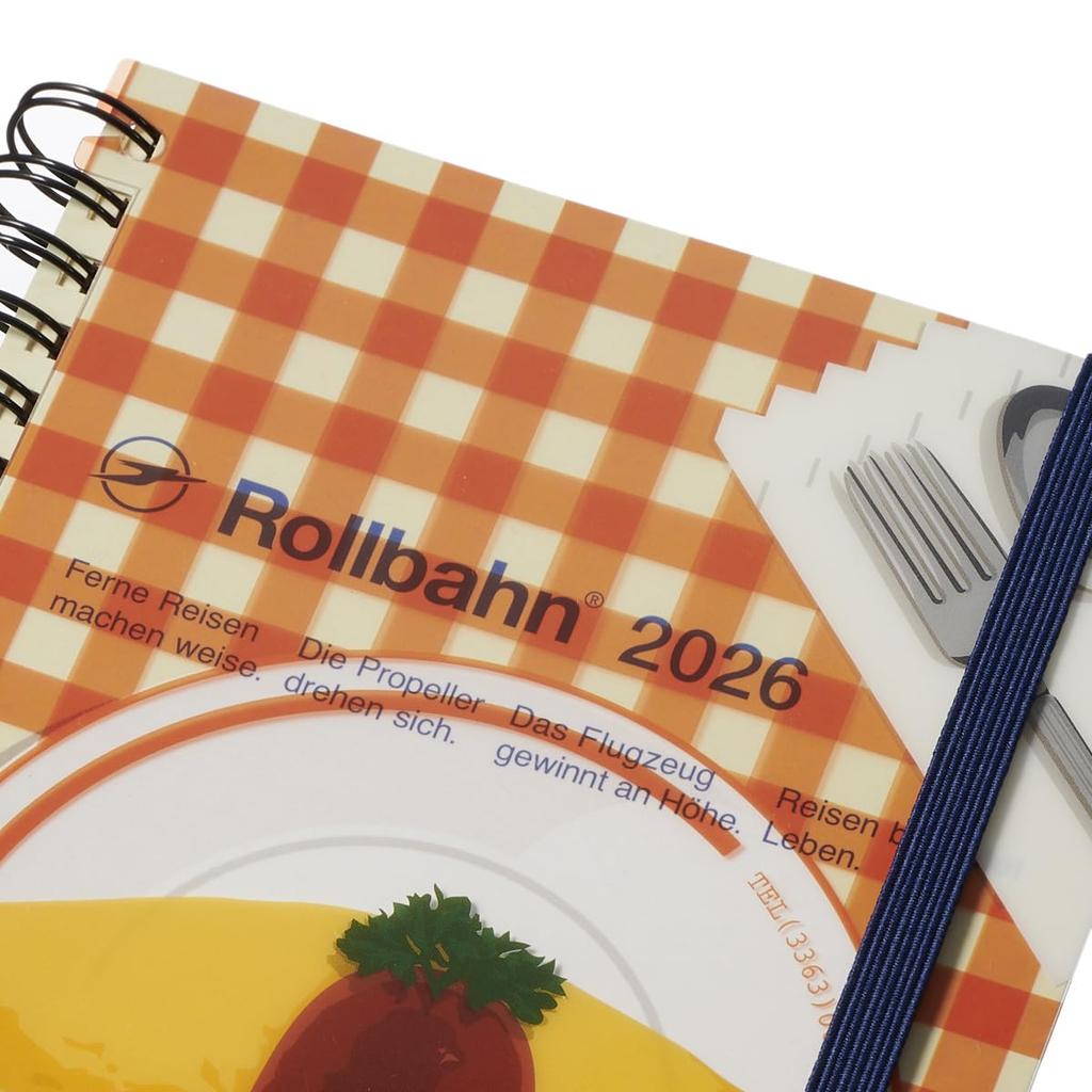 Planner 2026 Edition Starting October Rollbahn Trois L Monthly Planner [Delfonics / 2025] (B (Food))