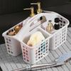 Yousheng Bathroom Storage Basket Divided Grid Design Large Capacity PP Plastic Portable Hollow Home Organizer