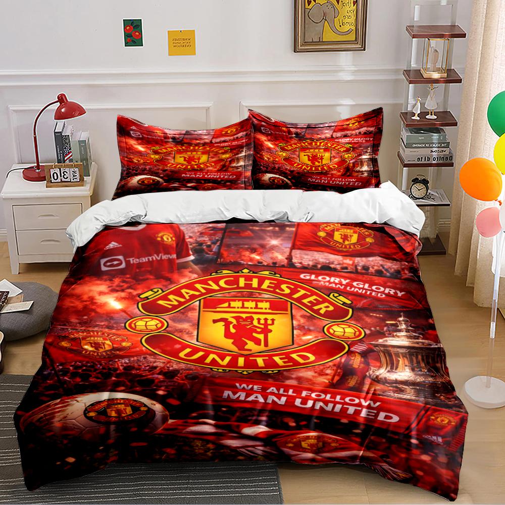 Manchester United Bedding Set Bedding set (1 duvet cover, 2 pillowcases, duvet not included)