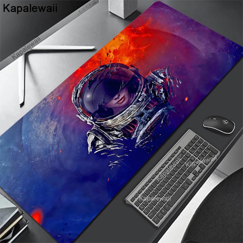 Extended Mouse Pad Space Desgin Desk Mat Computer Deskmat Mousepad Gaming Accessories Pc Gamer Mouse Mat XXL