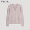  She S miSS  Hairy V Neck Cardigan SSkcdo41050 Pg