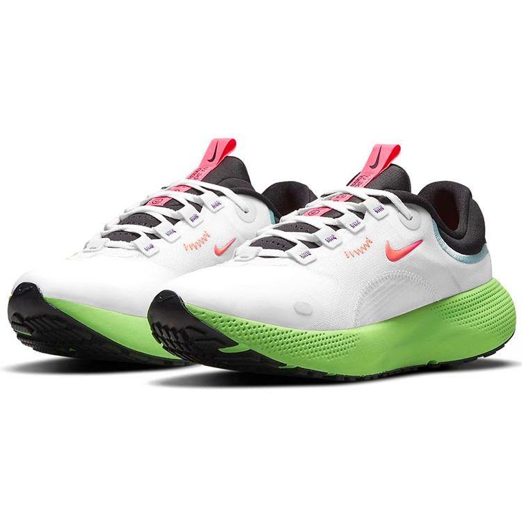 Nike Женские кроссовки React Escape Run Белые Вольт Гипер-розовый Ярко-манговый DJ5929-100