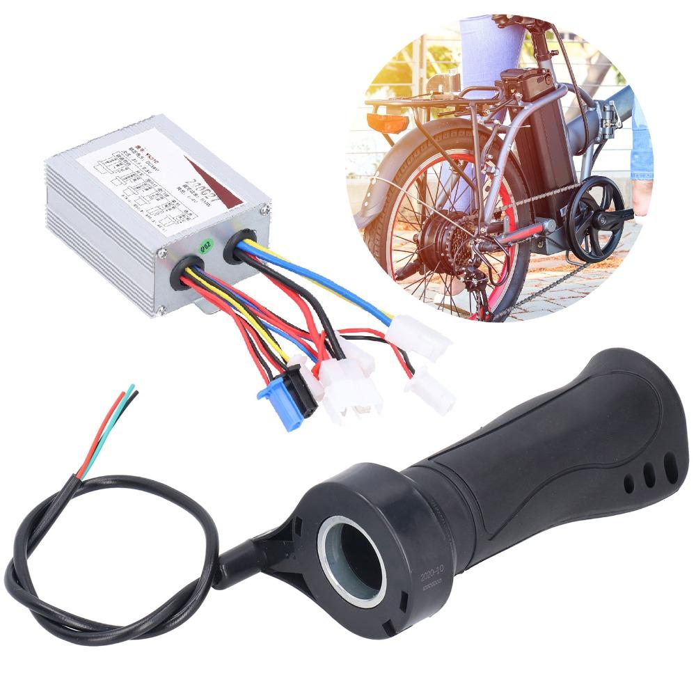 Aluminum Electric Bicycle Controller 36V 500W Motor Controller Electric Vehicle