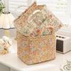 Easy Carry Handles Fabric Laundry Basket Fabric Bento Handbags  Clothing Organization