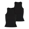 Urban Classics Womens/Ladies Ribbed Racerback Top (Pack of 2)