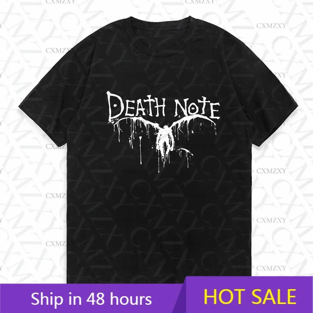 Japanse Anime Death Note Unisexnen Kawaii Cartoon Zomer Tops Misa AUnisexe Grafische s Harajuku Pop Y K T T Shirt