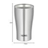 Термос-кружка с вакуумной изоляцией Thermos 340 мл Нержавеющая сталь Можно мыть в посудомоечной машине Конструкция бутылки Сохранение тепла Холод JDY-340 S
