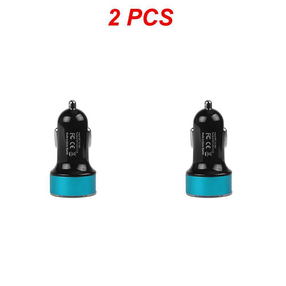 1~7 шт. 3.0 автомобильное зарядное устройство многофункциональное двойное USB светодиодный дисплей вольтметр мониторы автомобильный прикуриватель зарядное устройство адаптер автомобиль