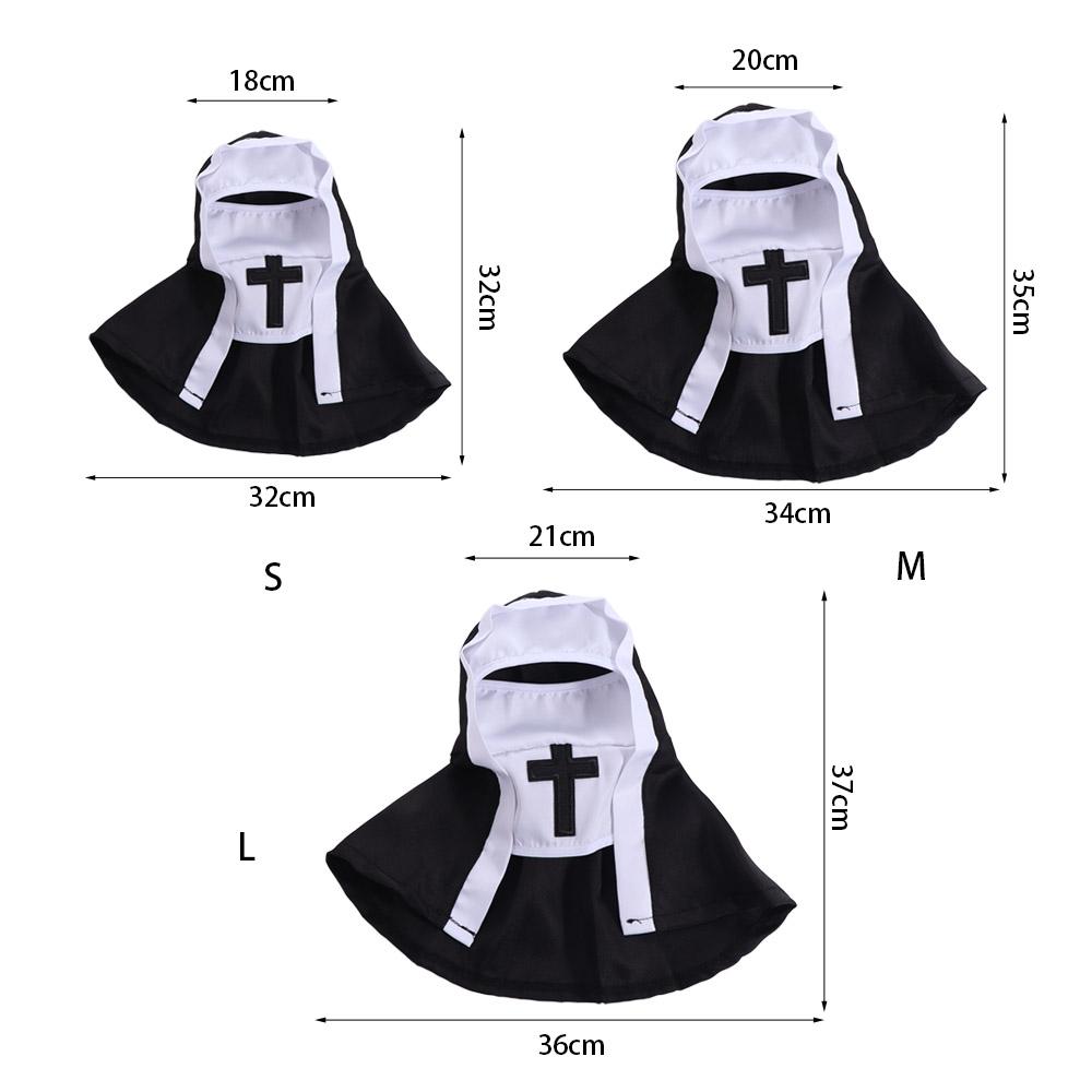 Soft Pet Nun Cloak Cat Puppy Cat Cosplay Costume Sets  Pet Supplies Clothing