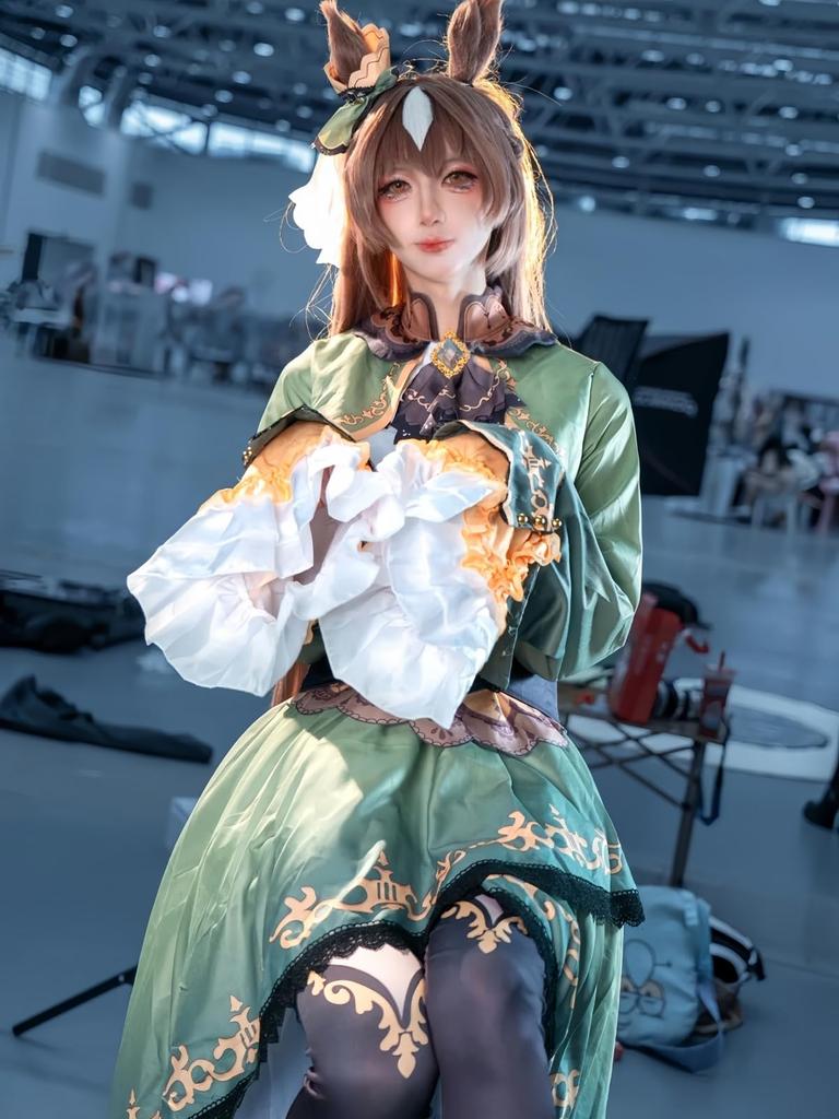 Uma Musume Cosplay Satono Diamond Cosplay Natural Brilliance Cosplay Uma Musume Cosplay Costume for and School Festivals [NOKIJP] Events, Halloween,