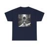 Unisex Shirt Cotton Oversize Large Size New Funny Cat Bigfoot Selfie Sasquatch Camping Meme Unisex T-Shirt