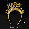 5pcs/set Cosplay Anime Party Headpiece Letter Decor Headwear HAPPY NEW YEAR Headband  Styling Tool