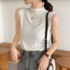 Sexy Knitted Top Summer Turtleneck Tank Top Female Sleveless T-shirt Vest Casual Women Camisole Blouse Sleeveless Slim Top 13122
