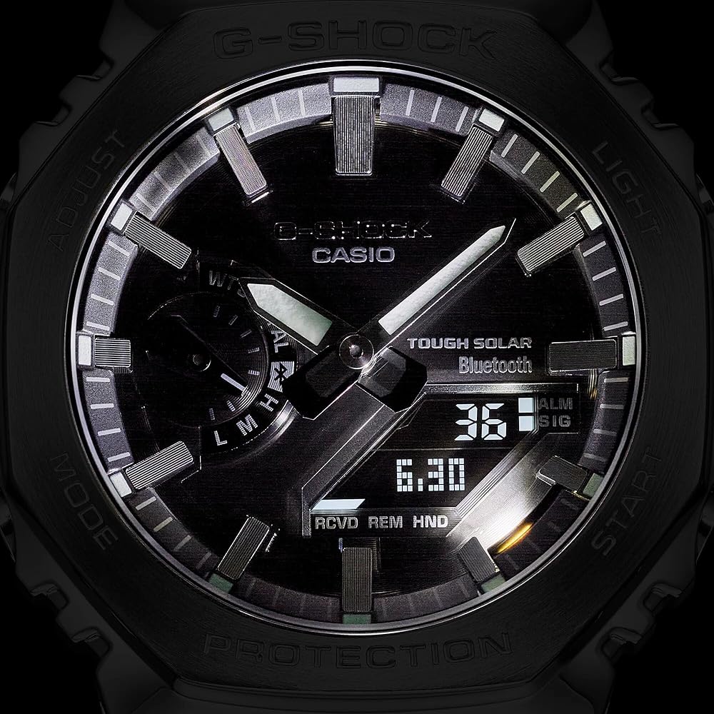 Casio G-Shock Full Metal Bluetooth Tough Solar Men's Watch Silver GM-B2100SD-1A