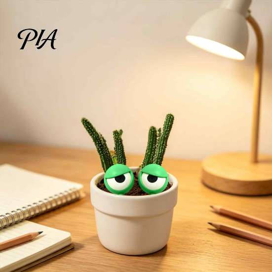 Personalized Gifts for Plant Lovers 3D Printed Funny Eye Stakes, Cartoon Garden Stake, Whimsical Indoor Decor Succulents Potted Decor, Novelty Flower