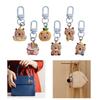 Набор из 5/6 подвесок для сумки в виде капибары, смола, мультяшное украшение, брелок, подвеска для ключей в виде капибары, подходит для различных случаев