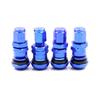 4Pcs Car Truck Motorcycle Valve Short Stems Metal Bolt Tire Valve Stem Kit with Dust Cap Stem Caps1