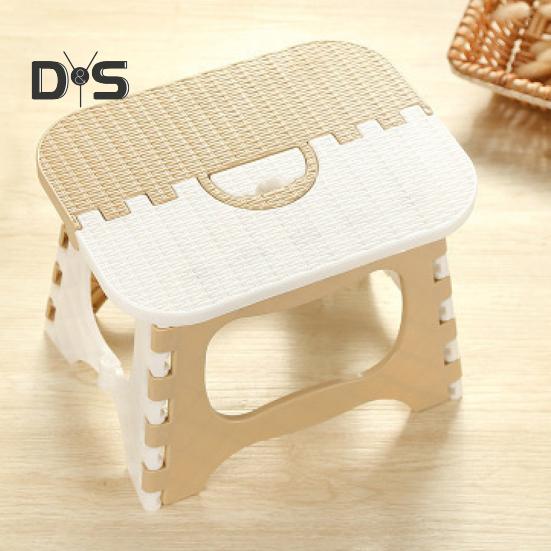 Пластиковый складной табурет с ручкой, портативный, легкий, прочный, для кемпинга, охоты, пикника, рыбалки, мини-складной стул-стремянка