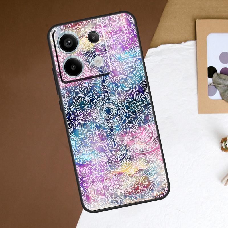 Чехол с индийским узором мандала для Redmi Note 13 Pro Plus 9 10 11 12 Pro 9S 10S 11S 12S Чехол для Redmi 12 C 10C 13C
