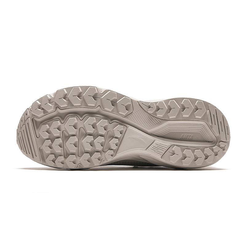 Anta Походные модные универсальные толстые подошвы, увеличивающие высоту, амортизирующие, износостойкие, низкие повседневные туфли, мужские кроссовки, серые 912418849-2