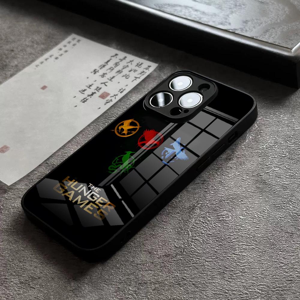 Чехол для телефона Фильм Голодные игры Для iPhone 16 Pro Max 14 17 Air 12 15 11 13 Mini X XR XS Max SE Стеклянная крышка