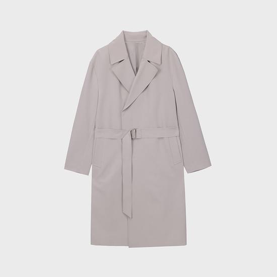 Mind Bridge Men’s Double Over Long Trench Coat MXCA2101