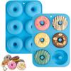 Silicone Donut Mold 6-hole Baking 1pcs Food Grade Bread Cake Bagel Baking Tray Heat-resistant Microwave Kitchen Use
