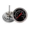 Stainless Steel Barbecue Grill Meat Thermometer Dial Temperature Pressure Gauge Cooking Food Probe