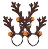 3pcs Christmas Antler Headband Antler Hair Band Antler Hair Clasp For Xmas