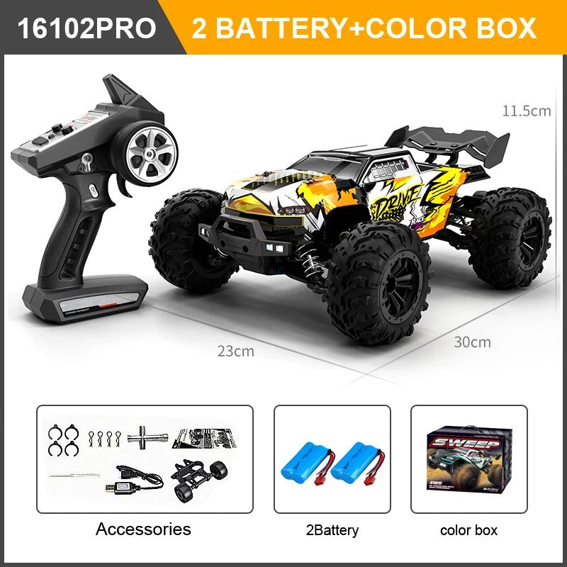 High Speed RC Car 4WD Off Road Vehicle 70KM/H Brushless Motor Professional Drift Truck for Kids Remote Control Car Toys