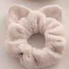 1pc Autumn and Winter New Plush Fleece Large Intestine Hair Ring Simple Cat Ears