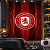 Wall Hanging Tapestry Middlesbrough Print Cloth for Living Room Bedroom Home Decor