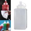 Bottle for Condiments, Sauce Dispenser, PP Container with Wide Opening, Suitable Kitchen And