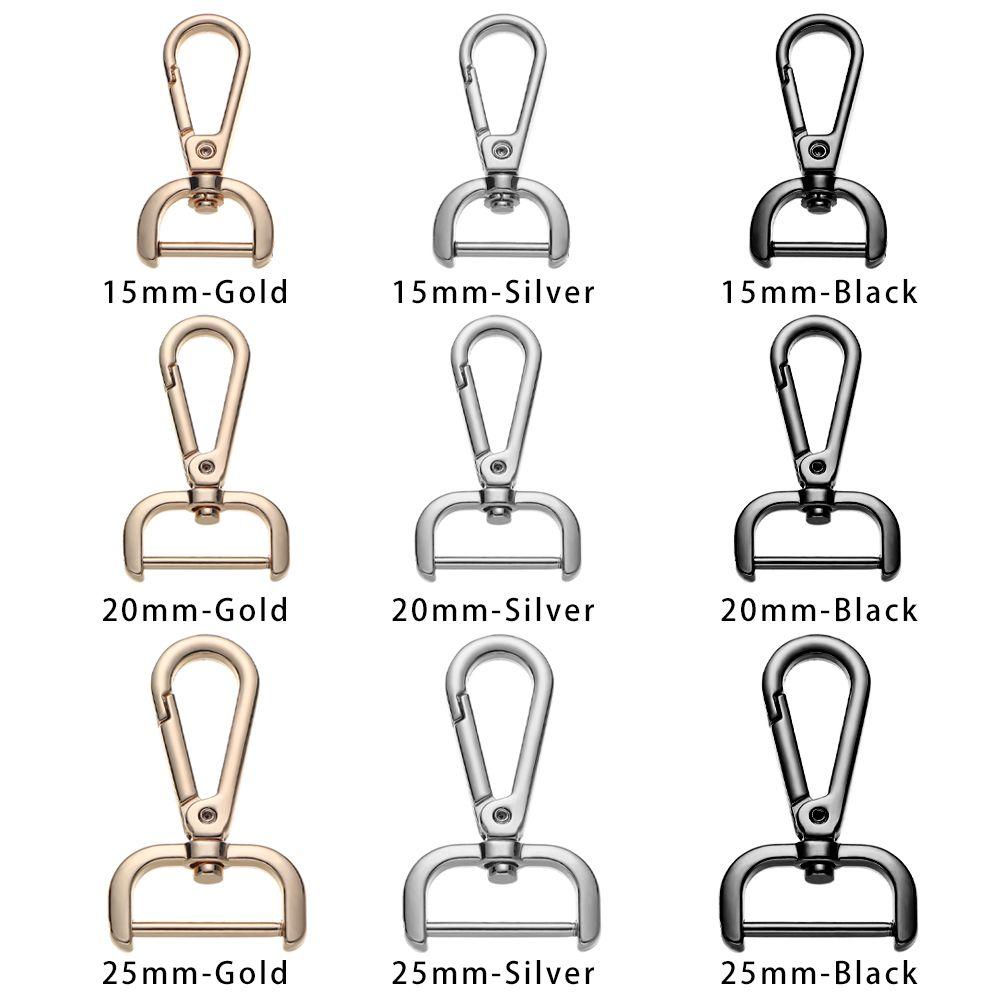 Аксессуары для сумок Разъемное кольцо Съемный карабин Пряжки для сумок Застежка-карабин Винтовая пряжка
