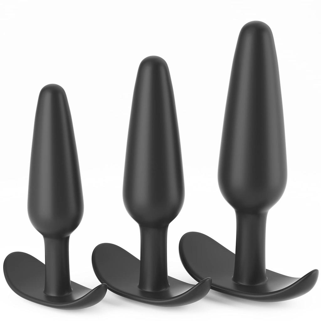 Hisecret Anal Plug Anal Development 3 Piece Set Beginner Anal Expansion Prostate Unisex Anal Plug Adult Goods Adult Toy