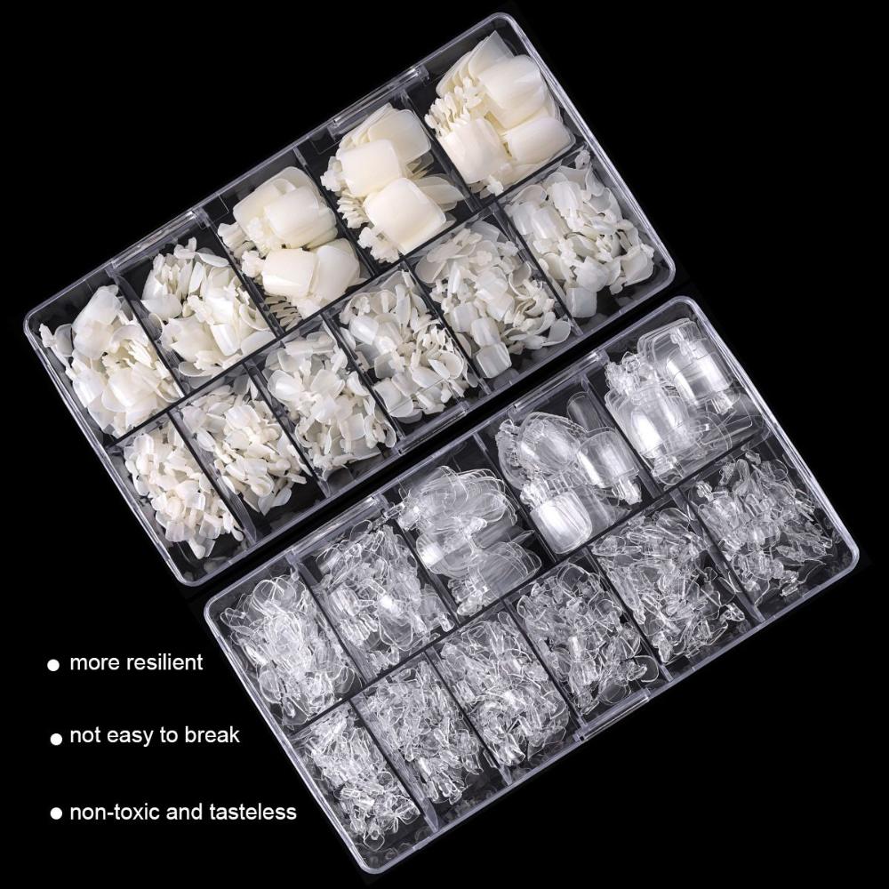 Cover Nail Art Decor Toenails Manicure Fake Artificial Foot Tips Toe Nails Tips False Toe Nails