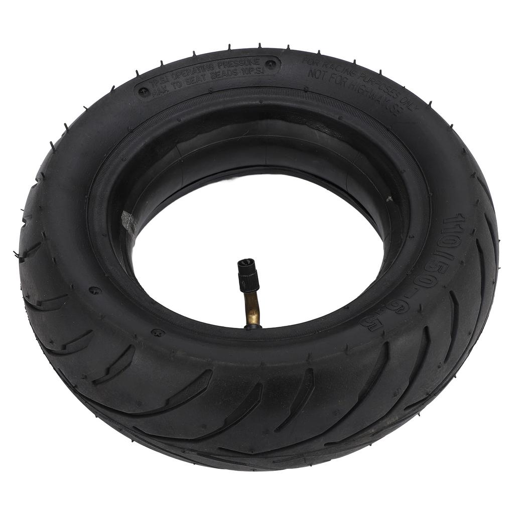 Комплект шины и камеры 110 50‑6.5 с изогнутым ниппелем TR87 Резина для Мотоцикла Электросамоката 38cc 47cc 49cc