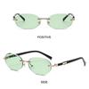 Cut-Edge Punk Shades Street Style Y2K Eyewear Trendy Hip-Hop Sun Glasses  for Women