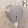 Stainless Steel Wall-Mounted Waterproof Toilet Paper Holder - Punch-Free Large Roll Design