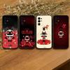Games Cult of the Lamb Phone Case Black Silicone Soft For Samsung S25,S24,S21,S22,S23,S30,Ultra,S20,Plus,Fe,Lite