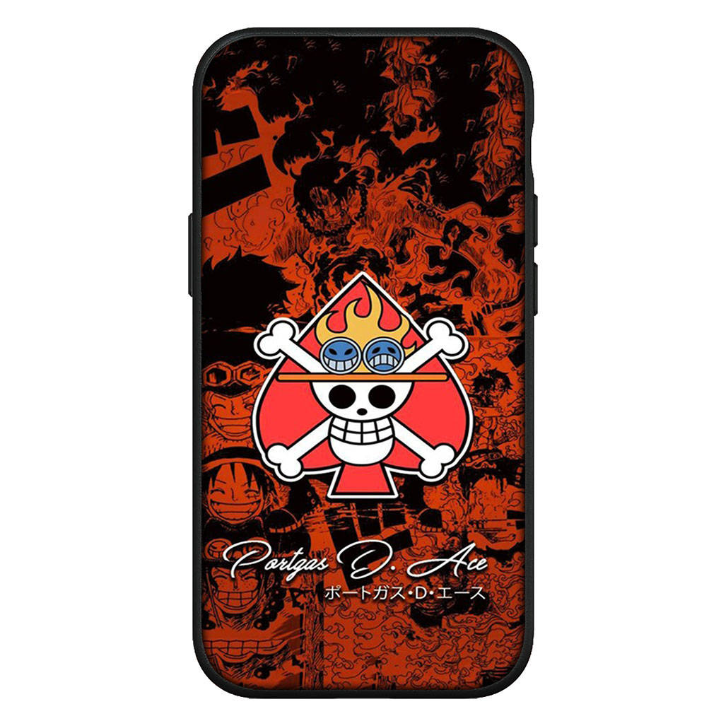 Чехол для iPhone 15 14 Xiaomi Redmi Note 13 12 11 Pro Max X 8 9 XR Samsung Galaxy S24 S23 A05 OPPO A15 Huawei One Piece Luffy Portgas D Ace Phone Case