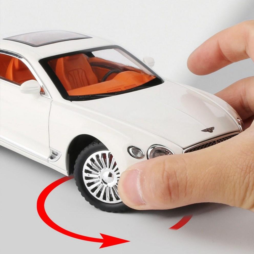 Премиум 1:24 Литая модель автомобиля Bentley Continental GT из сплава - Высококачественное коллекционное украшение (черный)