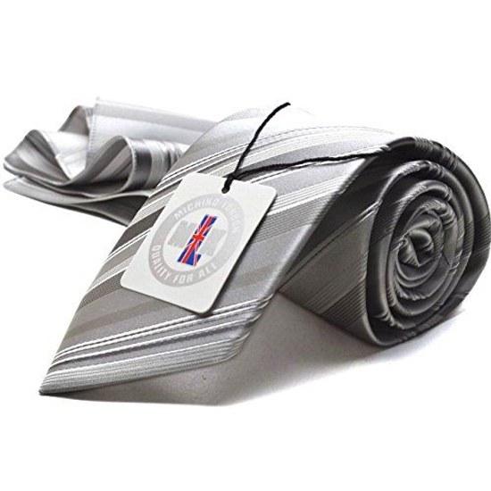 Michiko London Japan-made formal necktie pocket chief 2-piece set CPN-167