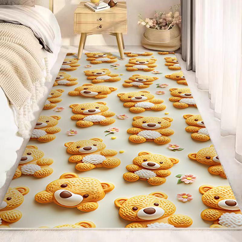 Bedside Carpet Cute Bedroom Stain Resistant Drifting Window Living Room Sofa Room Floor Mat Thickened Home Floor Mat