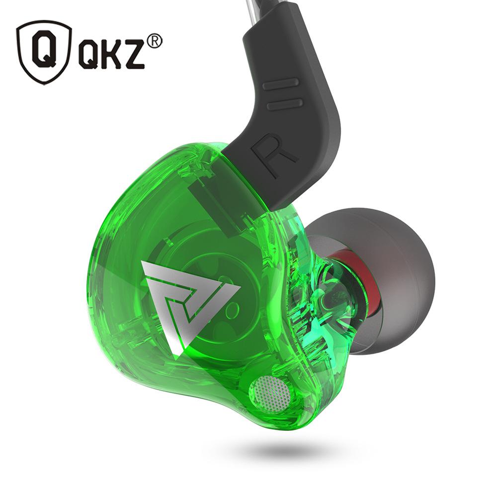 Спортивные наушники QKZ AK6 Наушники-вкладыши для мобильного телефона с проводным управлением, микрофоном и сабвуфером