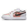 Детские кроссовки Air Jordan 1 Low ALT PS Light Madder Root Розовый Черный Белый DM8966-801