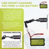 7.4V 3000mAh 15C 2S Li-ion Battery with JST-2P Plug and USB Charging Cable – for UDIRC UD1601 UD1602 SG1603 RC Car 1/10 1/12 1/16